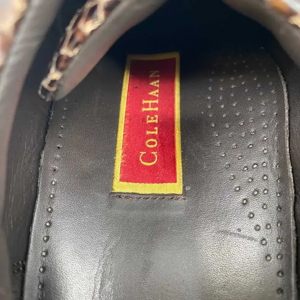 Cole Haan Brown Black Snakeskin Sneakers | Men’s US 9.5